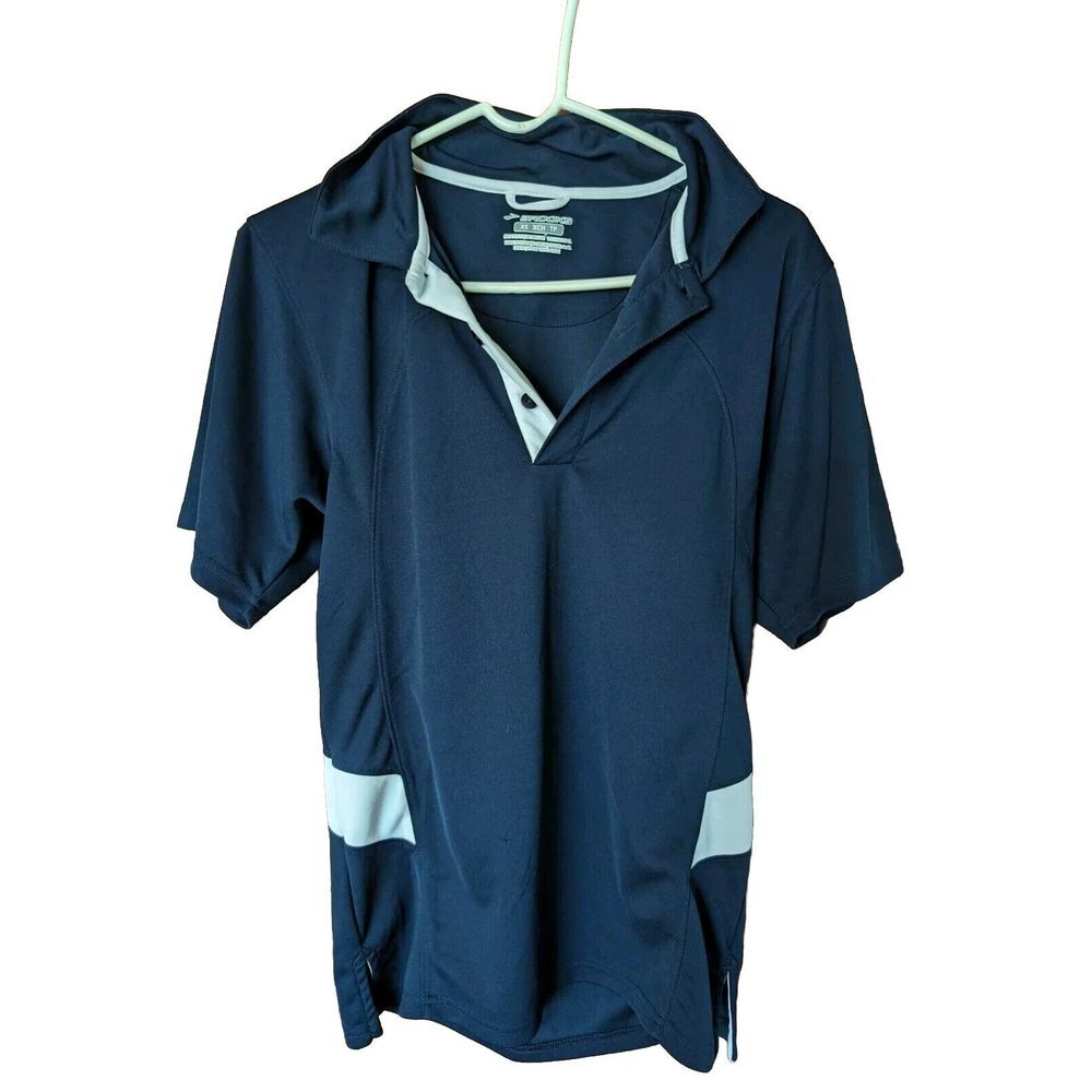 Brooks Running Polo Shirt‎ Men's XSmall Navy White